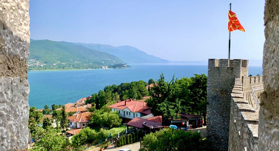 Balken uitzicht Ohrid Balken uitzicht Ohrid